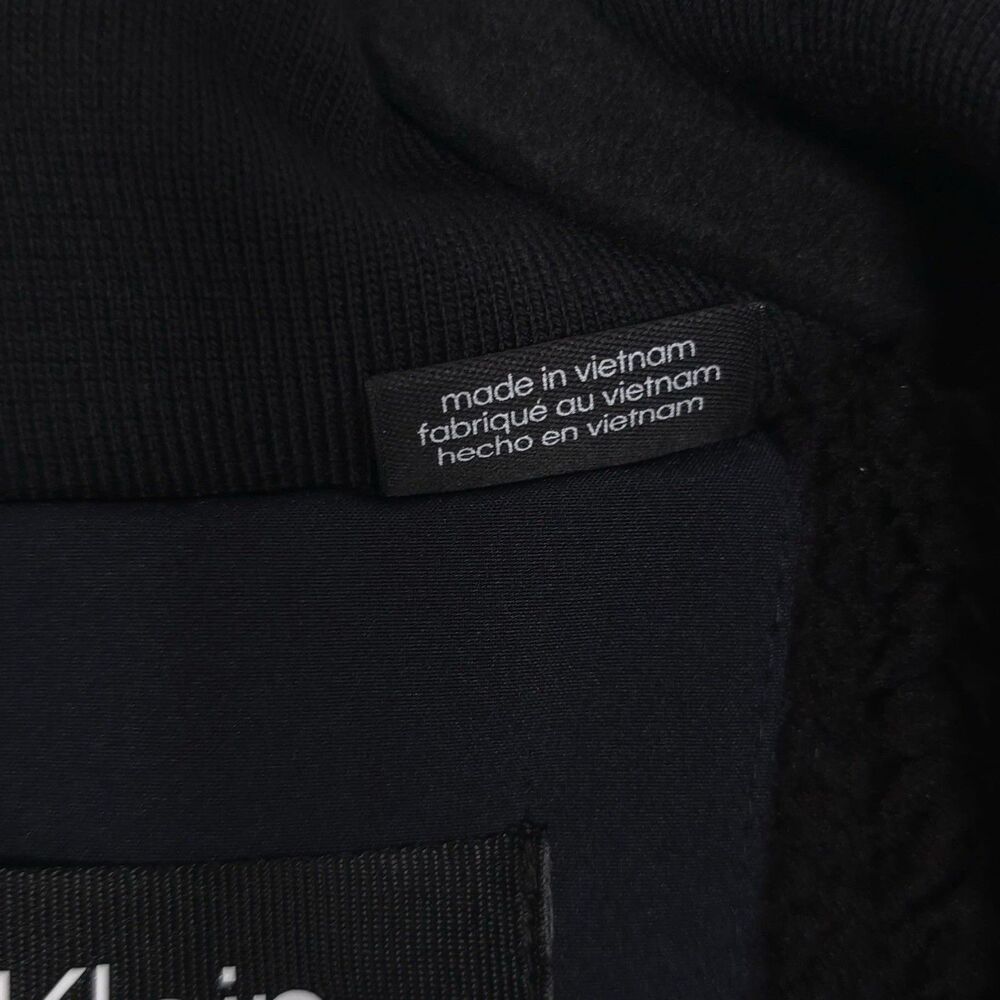 Calvin Klein New Men’s Jacket MEDIUM Sherpa Lined Infinite Soft Shell True NAVY - Picture 11 of 16